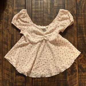 Floral Off The Shoulder Blouse